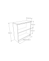 GABINETE BASE 70x37x90H