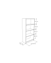 Estante  60x37x162H
