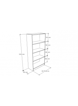 ESTANTE   60x35x162H