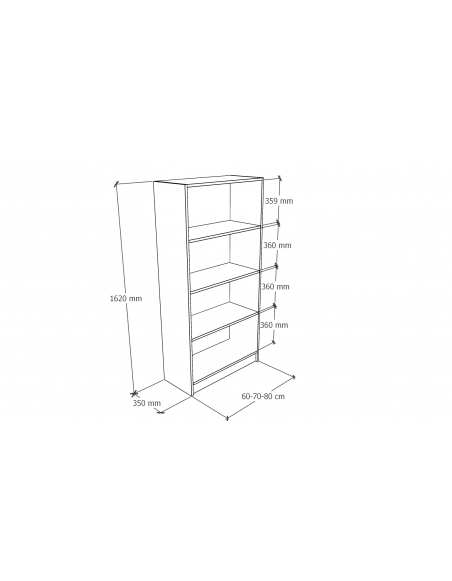 ESTANTE   60x35x162H