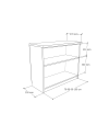 GABINETE BASE  70x37x75H