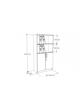 ESTANTE  60x37x162H