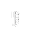 ESTANTE 1P 40x37x200H