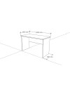 MX-331099E ESCRITORIO 120x60x75H