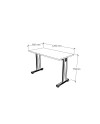MX-842763E ESCRITORIO 120x60x75H